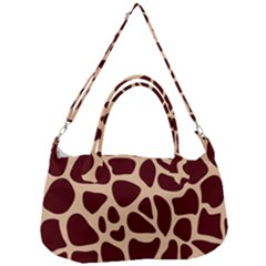 Animal Print Giraffe Patterns Removal Strap Handbag by Vaneshart