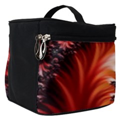Abstract Fractal Patterns Red Make Up Travel Bag (small) by Vaneshart
