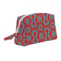 Seamless Geometric Pattern In A Red Wristlet Pouch Bag (Medium) View1