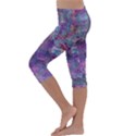 Stains Circles Watercolor Colorful Abstract Kids  Lightweight Velour Capri Leggings  View2