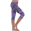 Stains Circles Watercolor Colorful Abstract Kids  Lightweight Velour Capri Leggings  View3