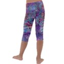 Stains Circles Watercolor Colorful Abstract Kids  Lightweight Velour Capri Leggings  View4