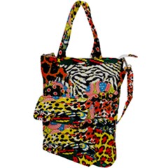 Ethnic Patchwork Shoulder Tote Bag by AyokaDesigns