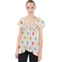 Polka Dots Dot Spots Lace Front Dolly Top View1