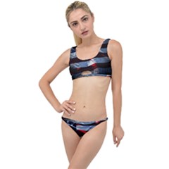 Grunge American Flag The Little Details Bikini Set