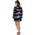 Grunge American Flag Long Sleeve Kimono View2