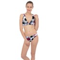 Soccer Ball With Great Britain Flag Classic Banded Bikini Set  View1
