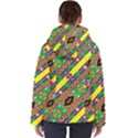 Diagonal stripes                                           Women s Hooded Puffer Jacket View2