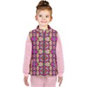 Red rhombus and other shapes                                            Kid s Puffer Vest View1