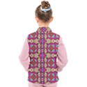 Red rhombus and other shapes                                            Kid s Puffer Vest View2