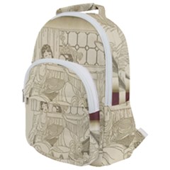 Vintage 979513 1280 Rounded Multi Pocket Backpack