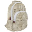 Vintage 979513 1280 Rounded Multi Pocket Backpack View2
