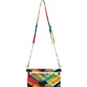 Pattern Colorful Geometry Abstract Wallpaper Mini Crossbody Handbag View2