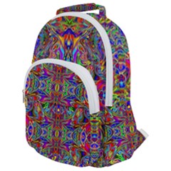 Abstract 39 Rounded Multi Pocket Backpack
