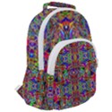 Abstract 39 Rounded Multi Pocket Backpack View2