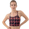 Fabric Pattern Dogstooth Mini Tank Bikini Top View1