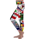 National Flags 1 Kids  Lightweight Velour Classic Yoga Leggings View2