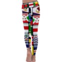 National Flags 1 Kids  Lightweight Velour Classic Yoga Leggings View4