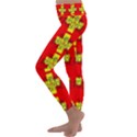 Think Positive Kids  Lightweight Velour Classic Yoga Leggings View2