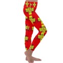 Think Positive Kids  Lightweight Velour Classic Yoga Leggings View3