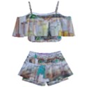 Mendoza City Argentina Mountains Kids  Off Shoulder Skirt Bikini View1