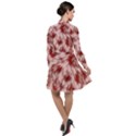 Abstract  Long Sleeve Chiffon Shirt Dress View2