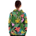 Tropical Greens Women s Zipper Hoodie View2