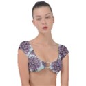 Flowers Cap Sleeve Ring Bikini Top View1