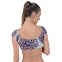 Flowers Cap Sleeve Ring Bikini Top View2