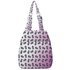 Magenta Gradient Flower Center Zip Backpack by snowwhitegirl