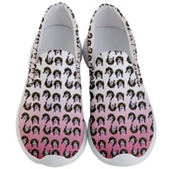 Retro Girl Daisy Chain Pattern Men s Lightweight Slip Ons