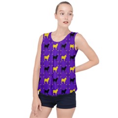 Rfg Bubble Hem Chiffon Tank Top