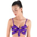 Rfg Woven Tie Front Bralet View1