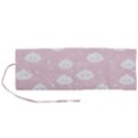 Kawaii cloud pattern Roll Up Canvas Pencil Holder (M) View1