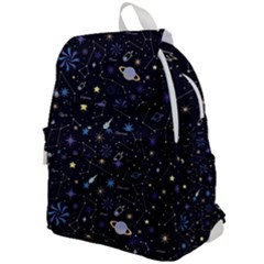 Starry Night  Space Constellations  Stars  Galaxy  Universe Graphic  Illustration Top Flap Backpack by Vaneshart