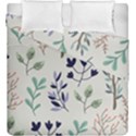 Dark Tone Plant Pattern Duvet Cover Double Side (King Size) View2