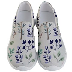 Dark Tone Plant Pattern Men s Lightweight Slip Ons