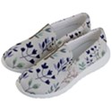 Dark Tone Plant Pattern Men s Lightweight Slip Ons View2