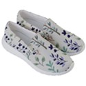 Dark Tone Plant Pattern Men s Lightweight Slip Ons View3