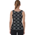 Black And White Pattern Velvet Tank Top View2