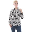 Panda Pattern Women s Long Sleeve Pocket Shirt View1
