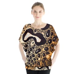 Water Batwing Chiffon Blouse