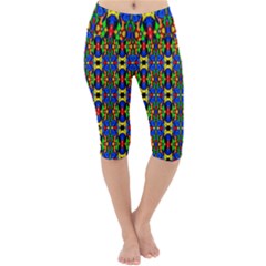 Abstract 36 Lightweight Velour Cropped Yoga Leggings