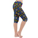 Abstract 36 Lightweight Velour Cropped Yoga Leggings View3