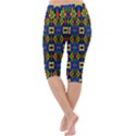 Abstract 36 Lightweight Velour Cropped Yoga Leggings View4