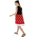 Red polka dot Frill Swing Dress View2