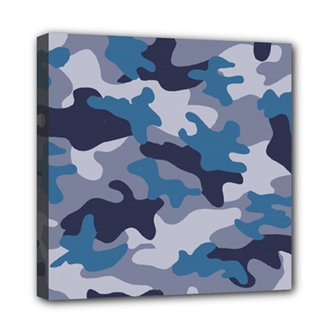 Military Seamless Pattern Mini Canvas 8  X 8  (stretched)