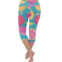 Seamless Pattern With Fruit Vector Illustrations Gift Wrap Design Capri Yoga Leggings View4