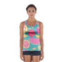 Seamless Pattern With Fruit Vector Illustrations Gift Wrap Design Sport Tank Top  View1