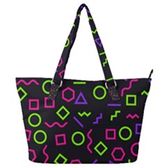 Geometric Seamless Pattern Full Print Shoulder Bag